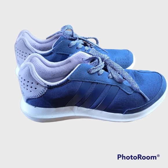 Adidas Women's S76572 Element Refresh Running Shoes Blue Purple 8.5